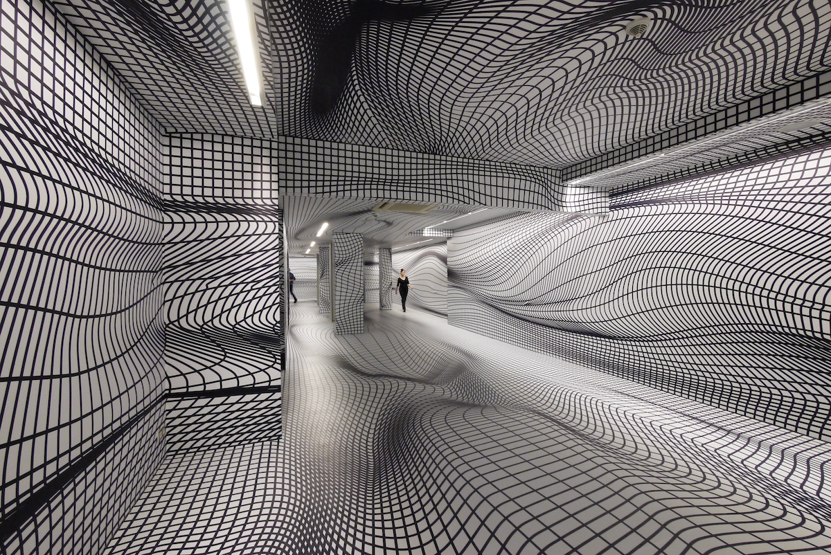 Optical Illusion Room by Peter Kogler