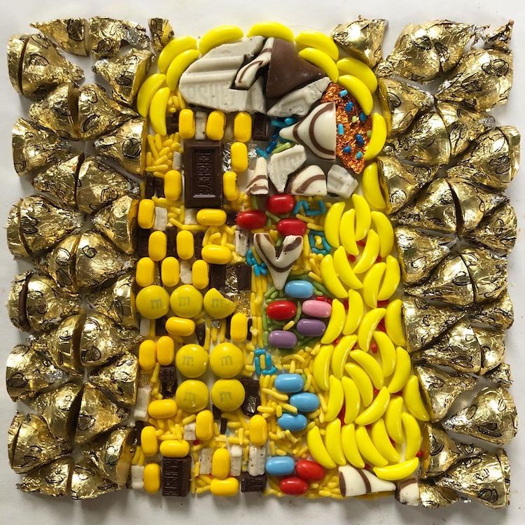 arte con comida por Adam Hillman