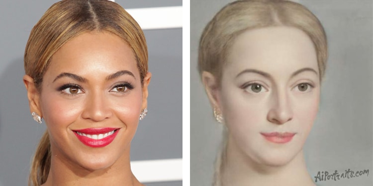 AI Portraits of Beyoncé