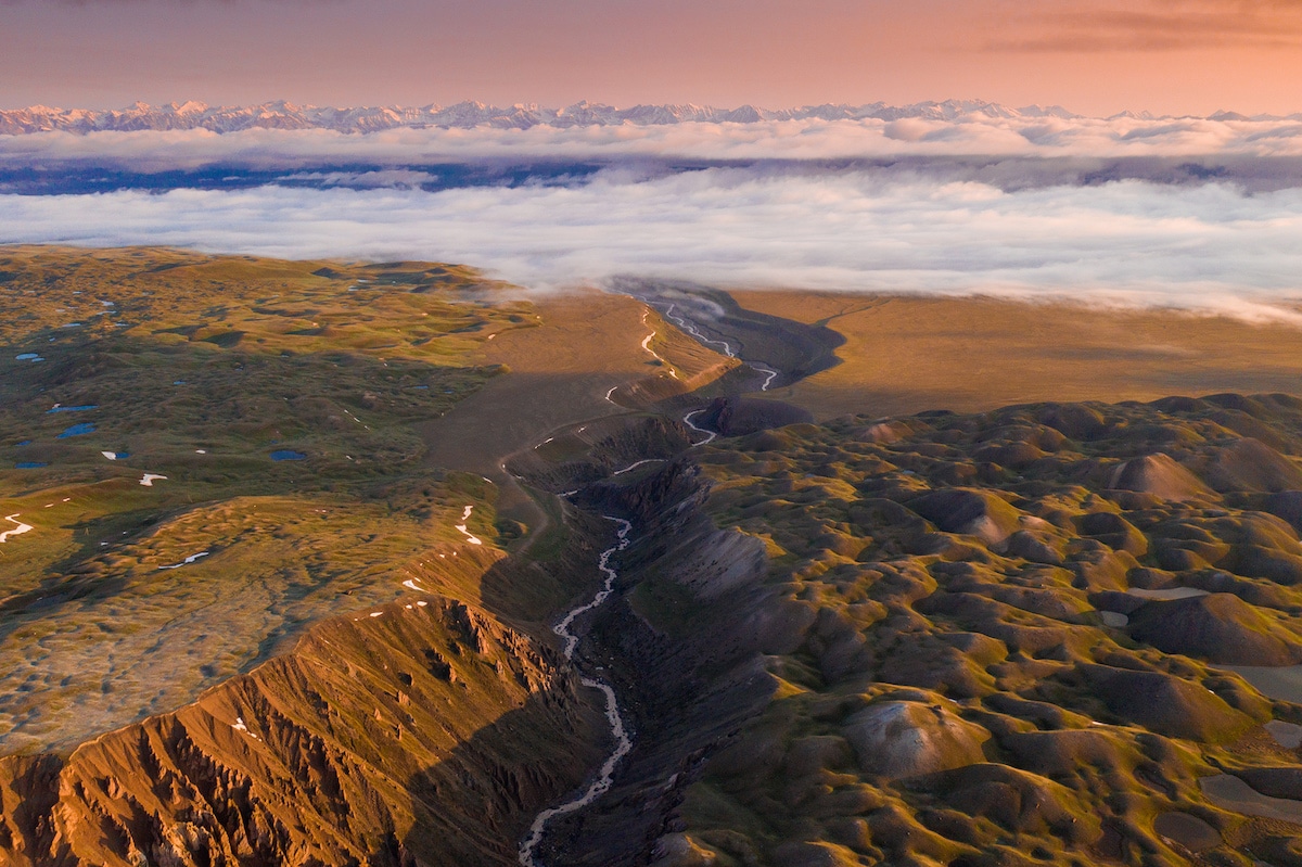 Dramatic Kyrgyz Republic Mountains