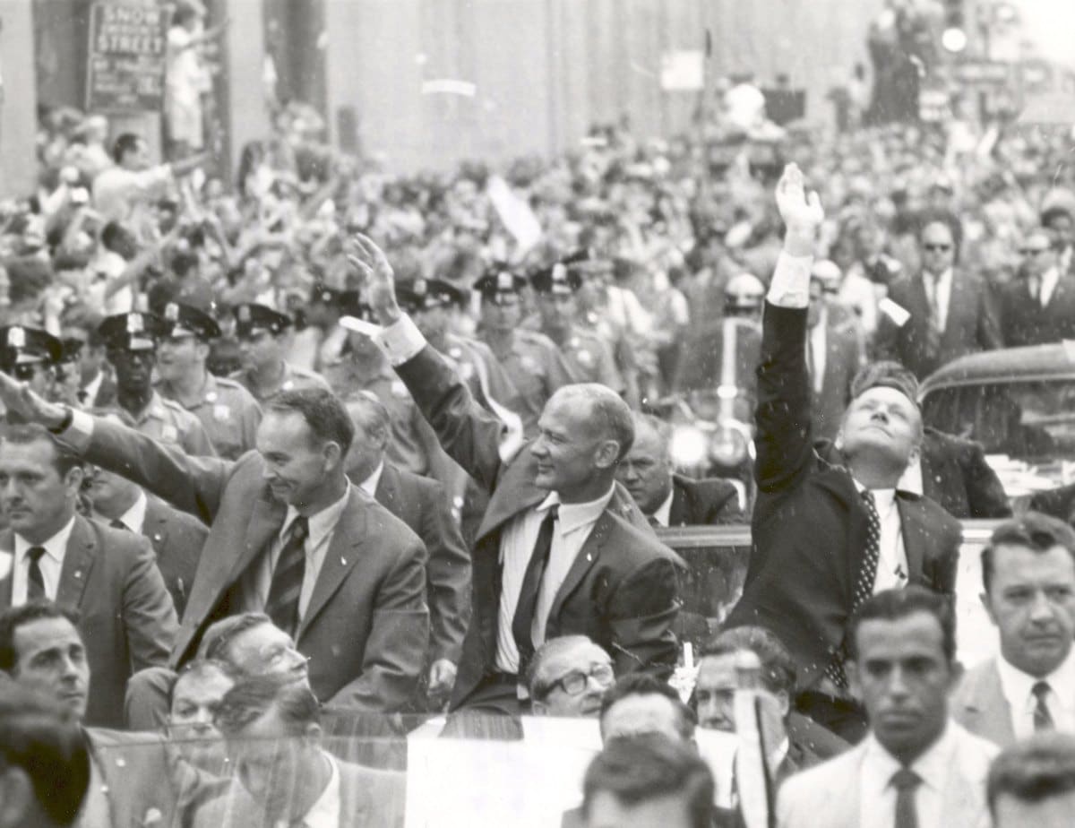 Desfile en celebración de Apolo 11