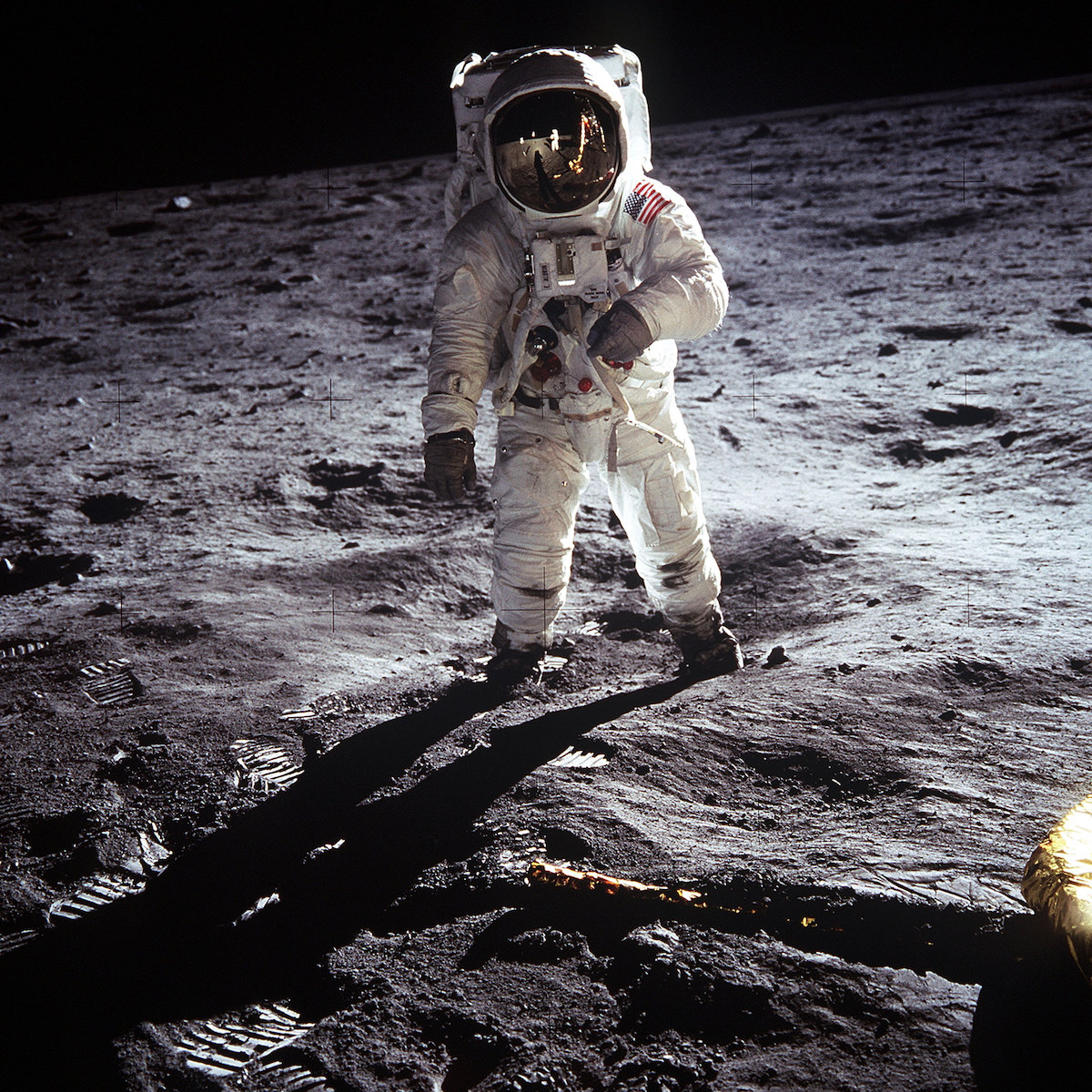 Buzz Aldrin en la Luna