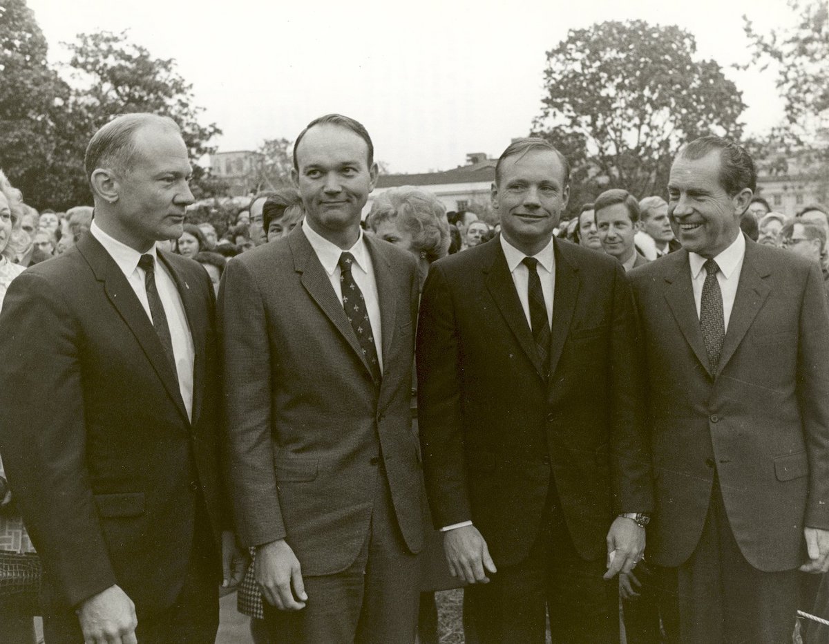 Apollo 11 Crew with President Nixon