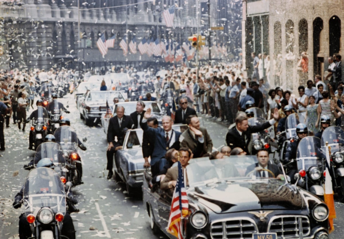Desfile en celebración de Apolo 11