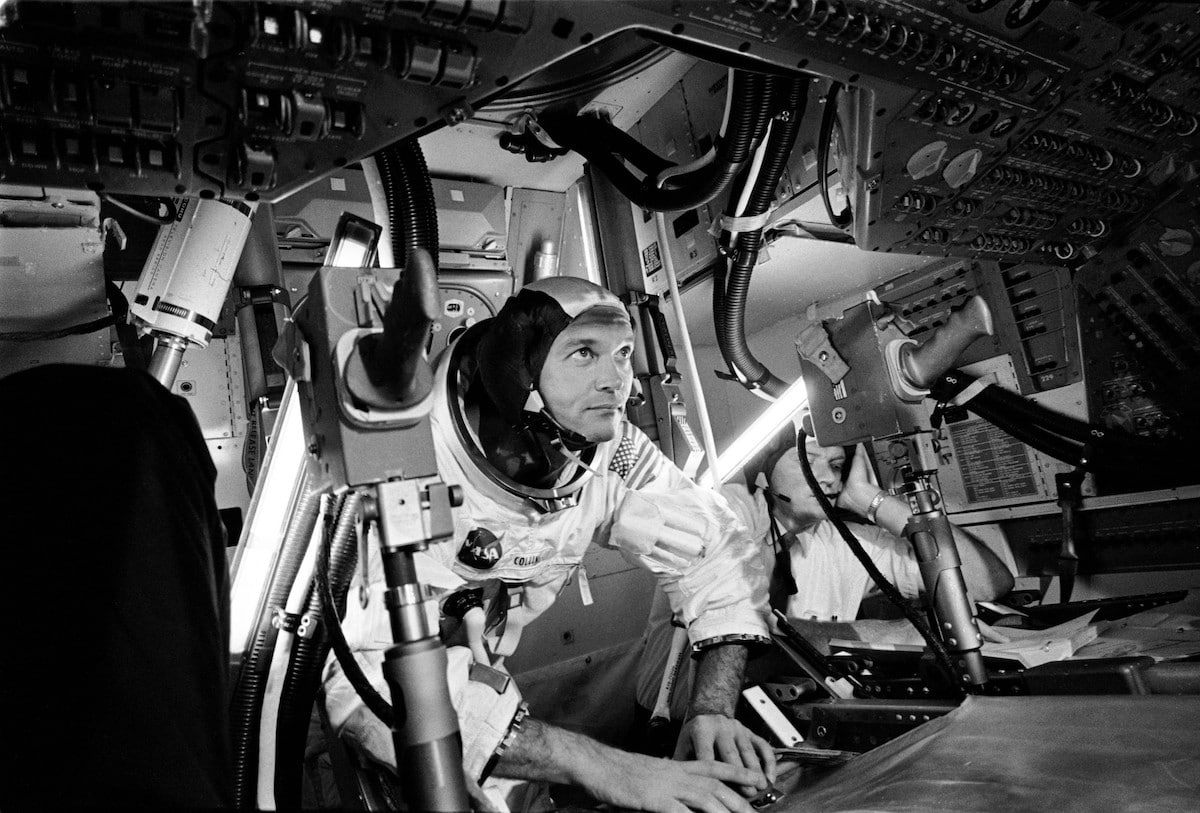 Entrenamiento de la tripulación de Apolo 11