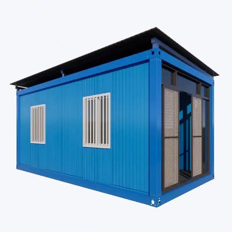 Basic shipping container house