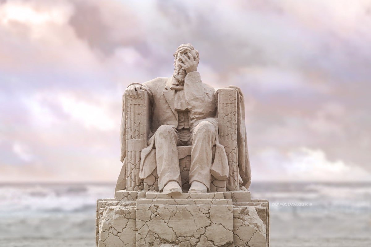 Escultura de arena por Damon Langlois