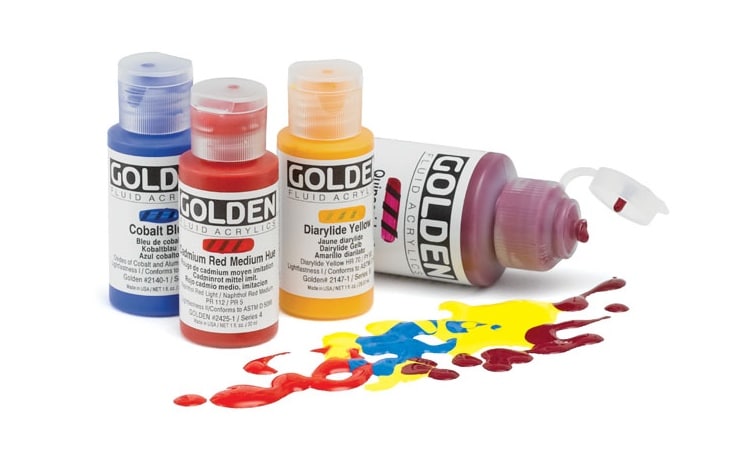 Golden Fluid Acrylics 