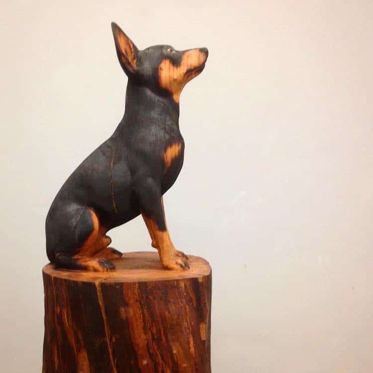Esculturas de animales de madera por Gerard Mas