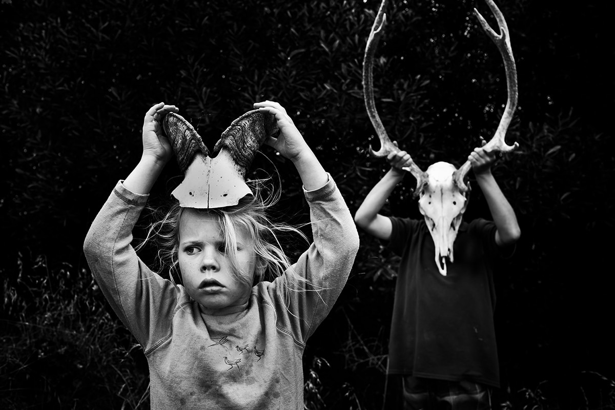 Black and White Children's Photography by Niki Boon