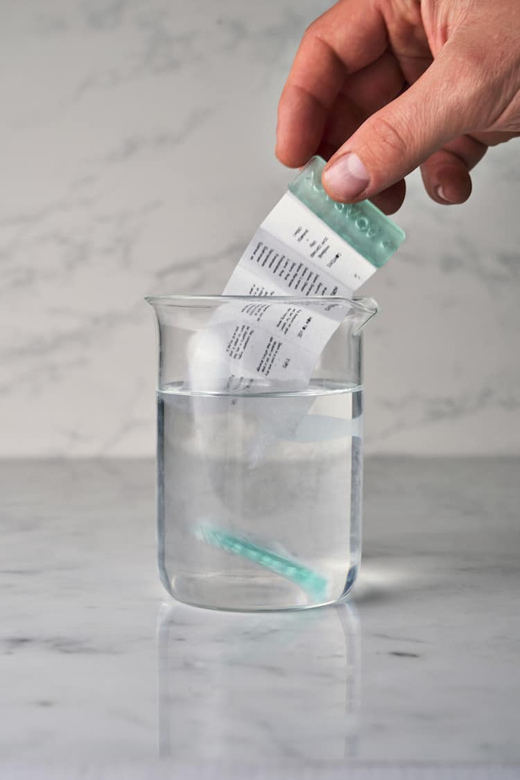 alternativa al plástico en botellas de jabón