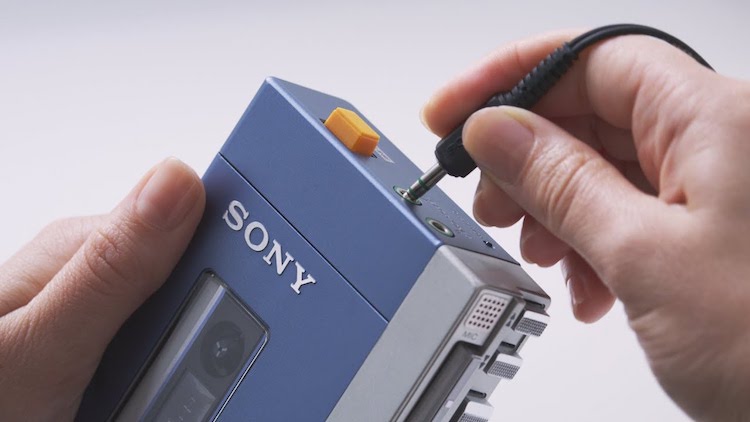Exposición del 40 aniversario del Walkman en Ginza Sony Park