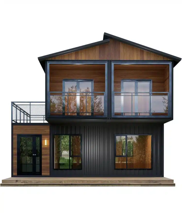 Two story container home