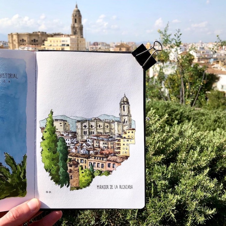 Urban Watercolor Sketching by Danny Hawk