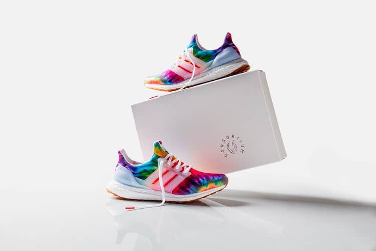 adidas rainbow sneakers