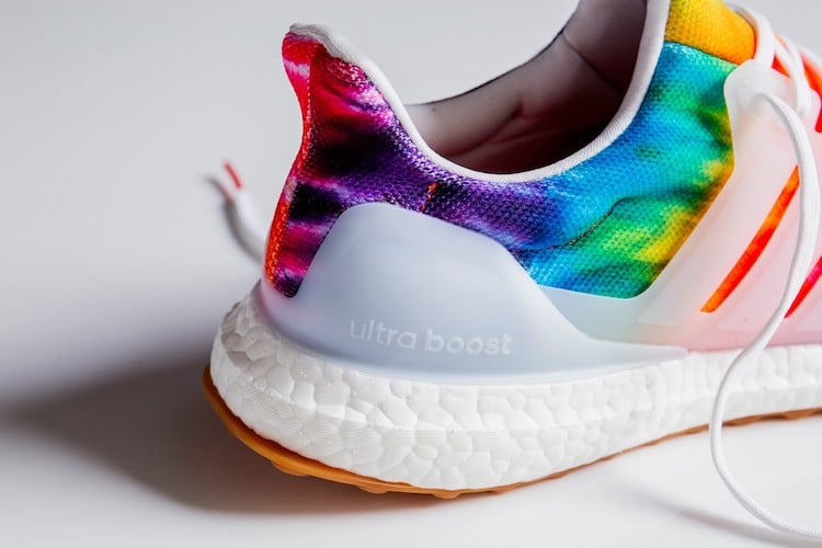 rainbow tie dye adidas shoes