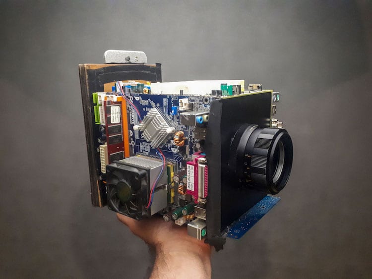 Working Camera Made from Computer Parts