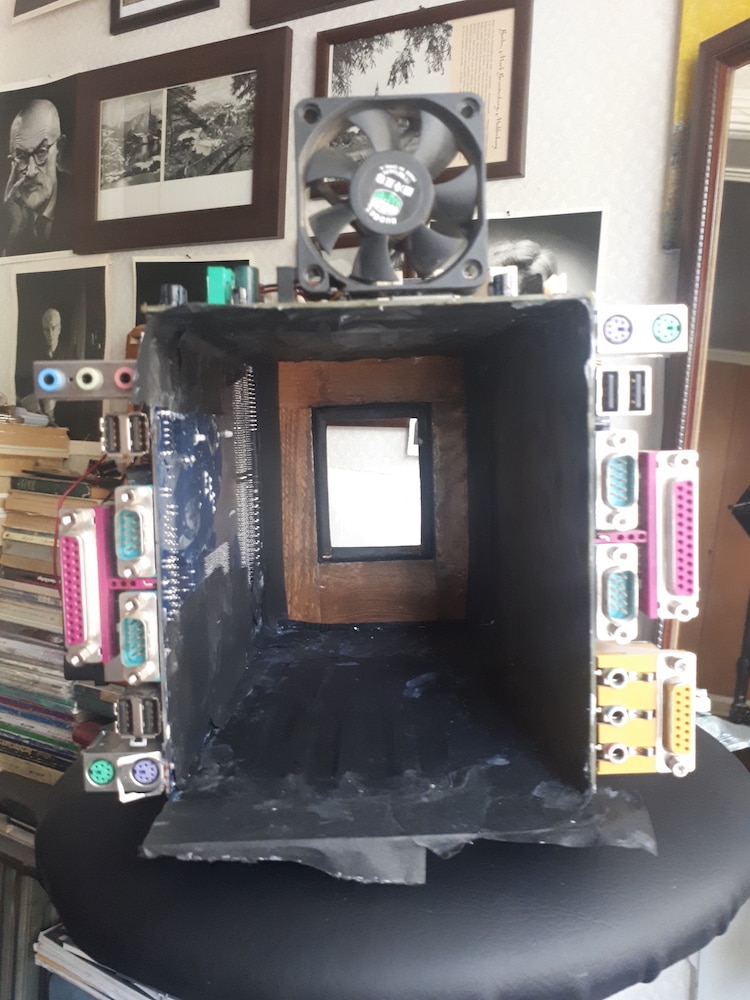 Working Camera Made from Computer Parts