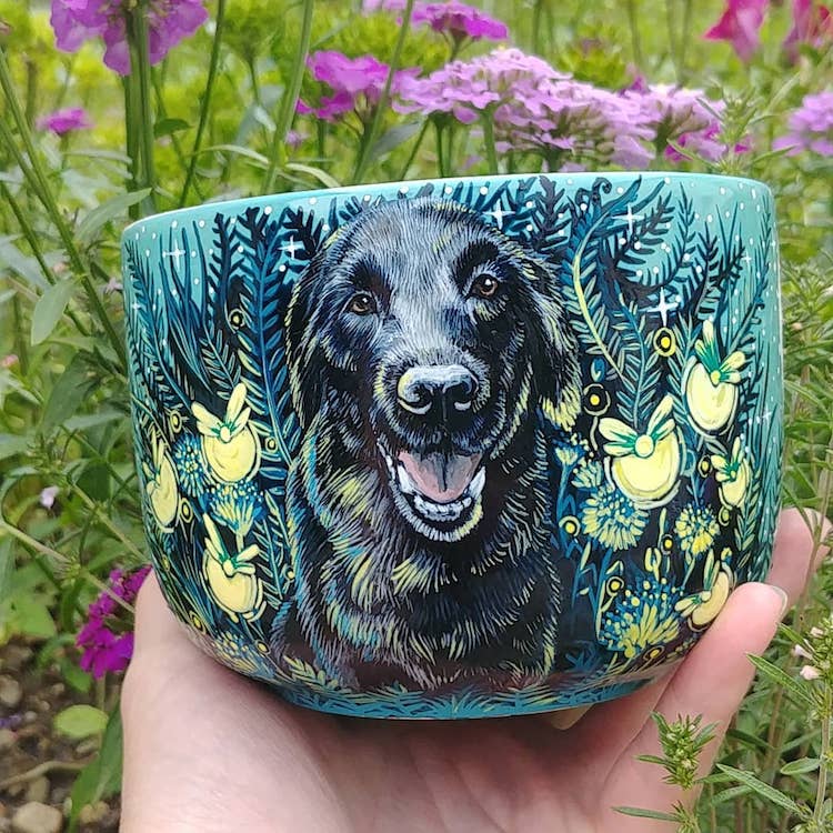 Animal Ceramic Mugs by SheWolfka