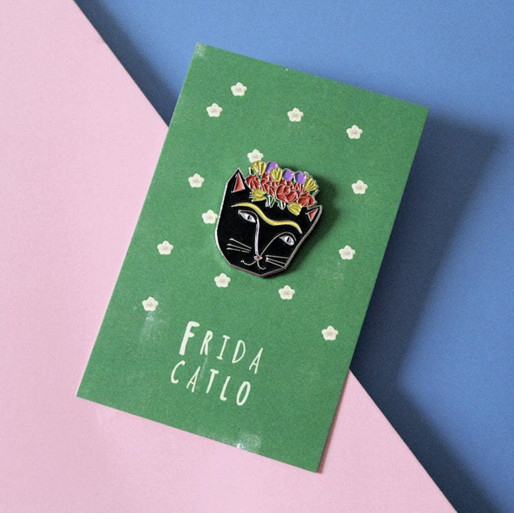 Cat Artist Pins