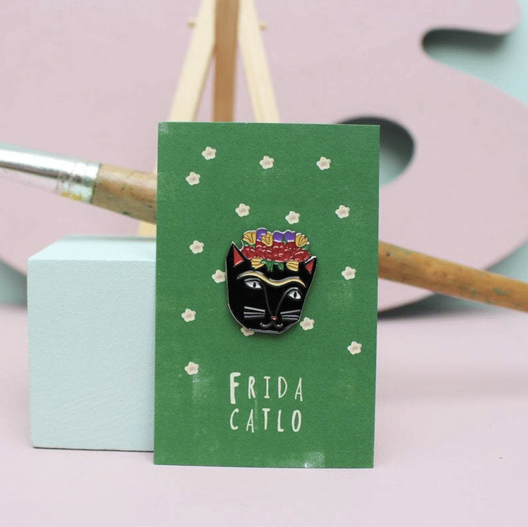Cat Artist Pins