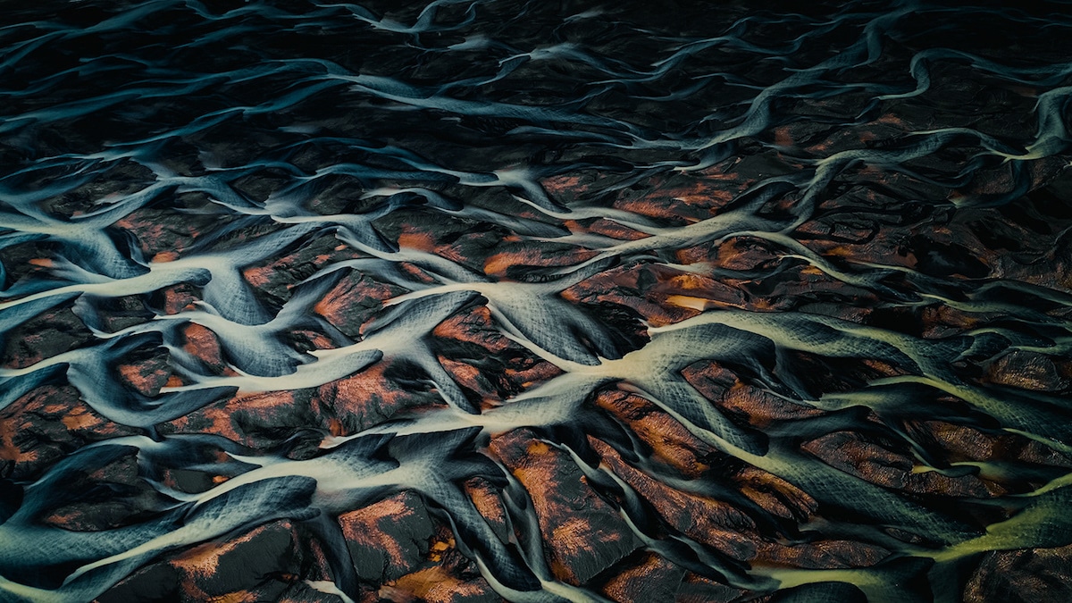 Abstract Aerial Photos of Iceland by Ben Simon Rehn