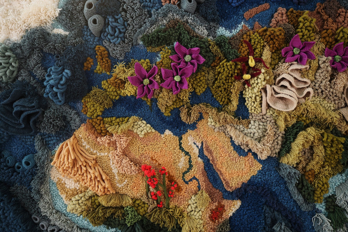 tapiz del mapa del mundo 