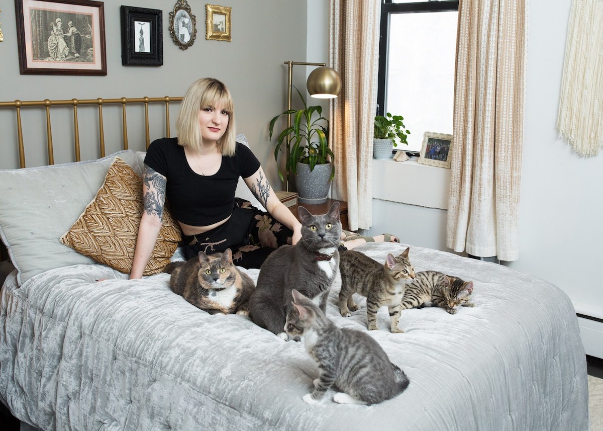 Women and Cats Photo