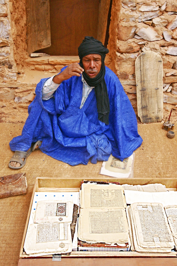Library in Chinguetti, Mauritania