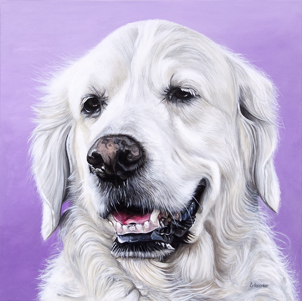 Dog Painting by Studio Eriksdotter