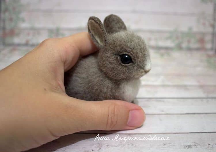 Felted Animals by Anna Yastrezhembovskaya