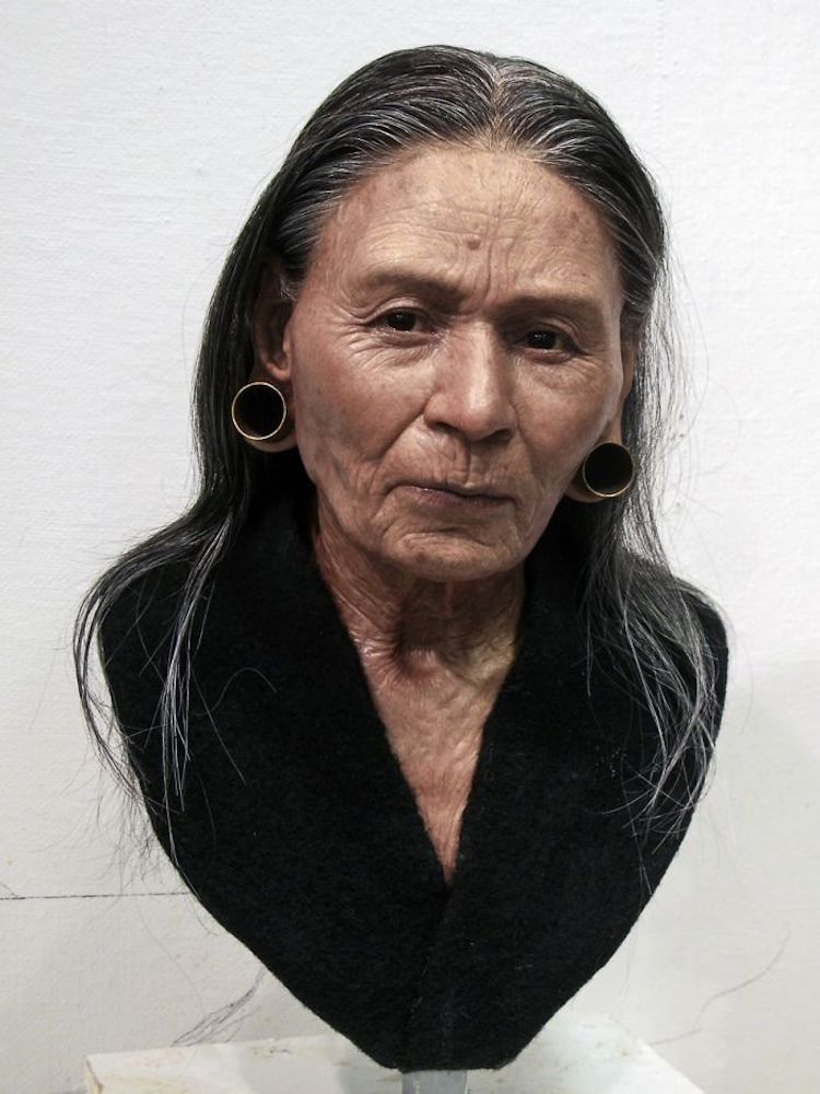 Esculturas de reconstrucción facial forense por Oscar Nilsson