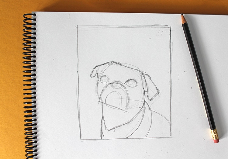 como dibujar un perro