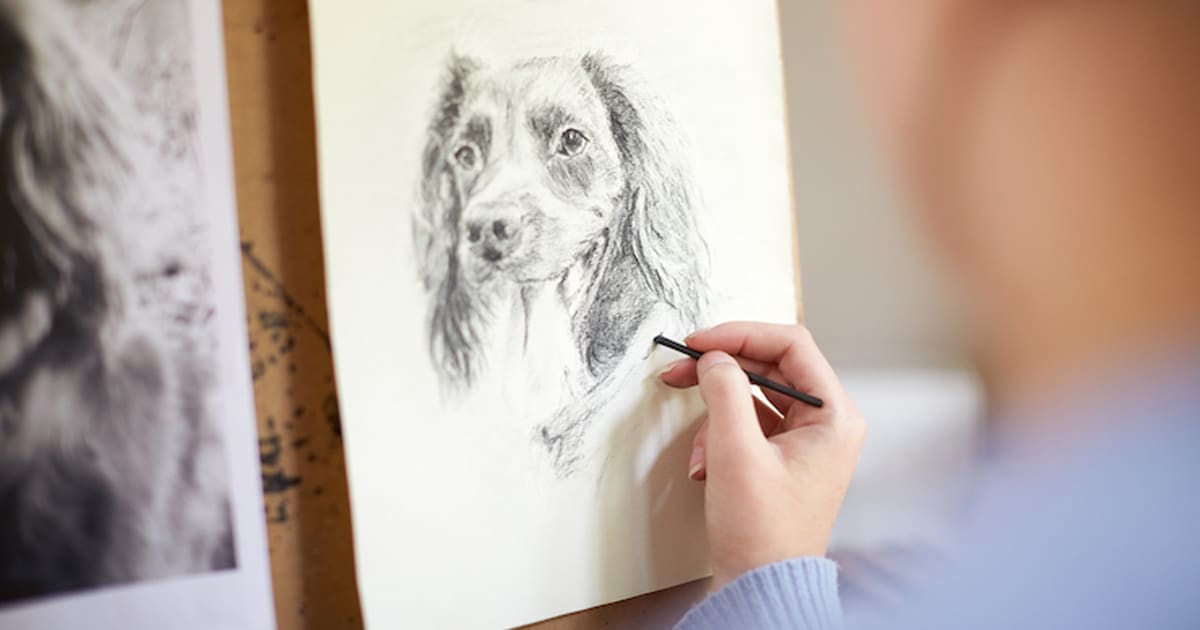 How to draw a dog step by step