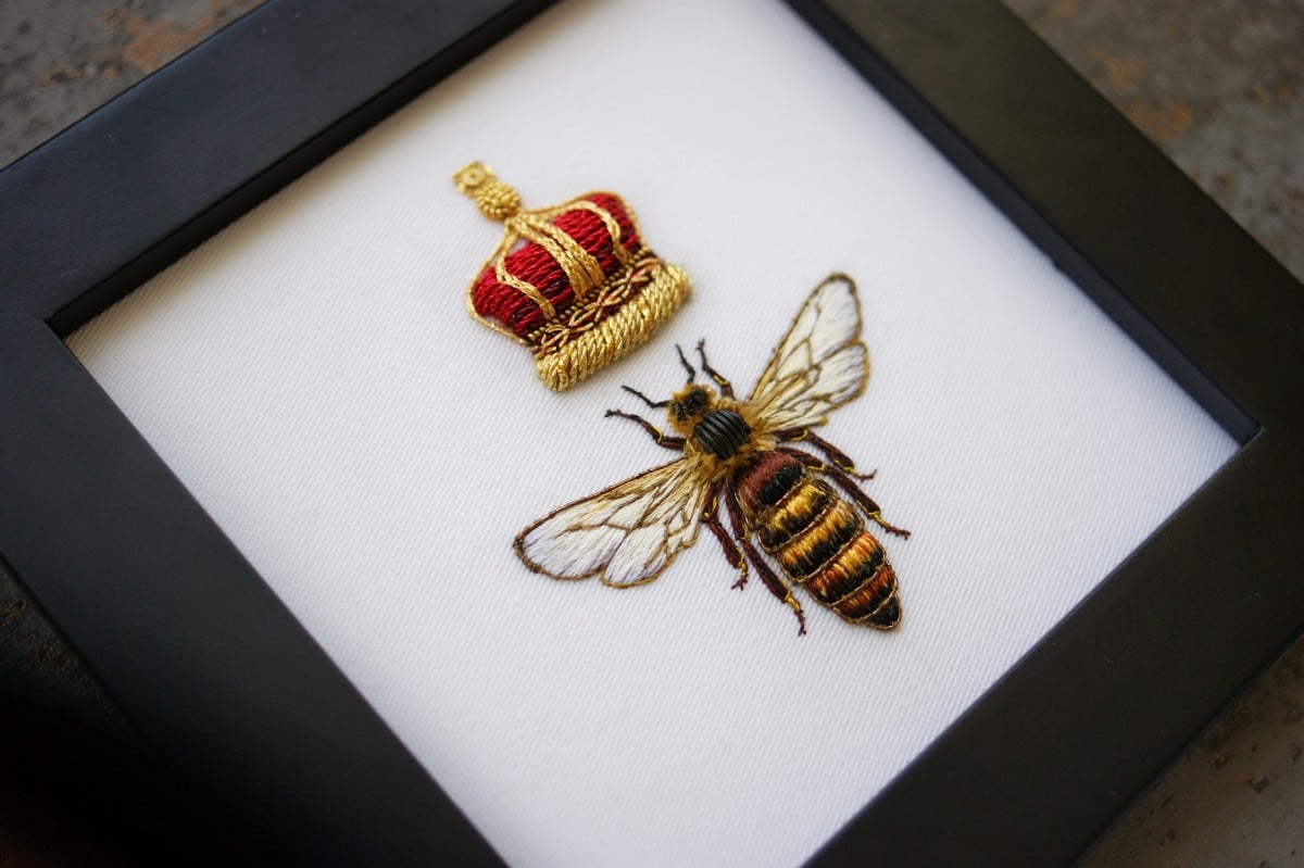 Bead Embroidery by Laura Baverstock