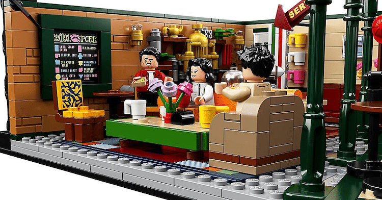 Vertolking breed vastleggen LEGO Celebrates 'Friends' 25th Anniversary with the Central Perk Set