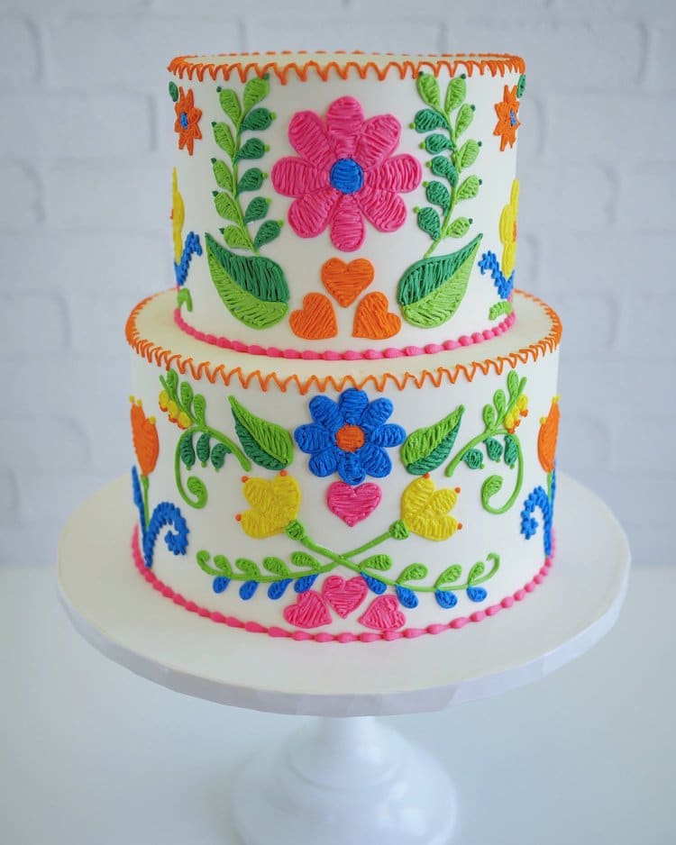 Embroidery Cakes