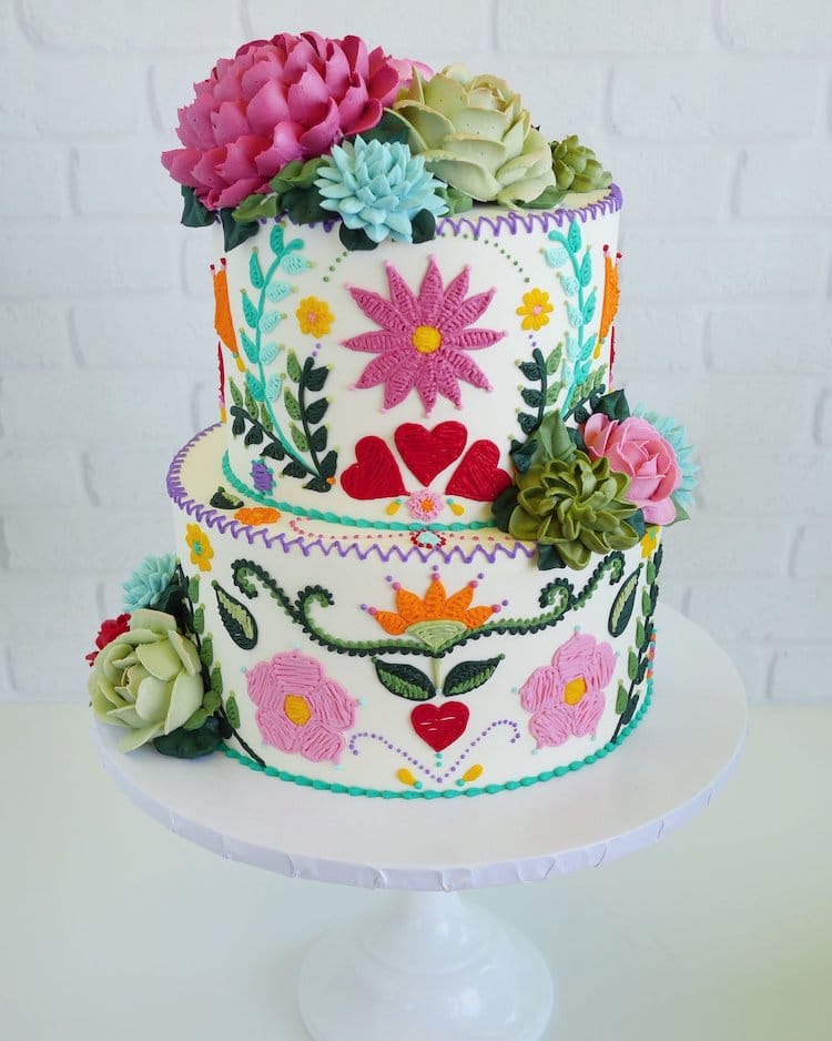 Embroidery Cakes