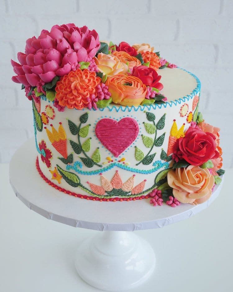 Embroidery Cakes
