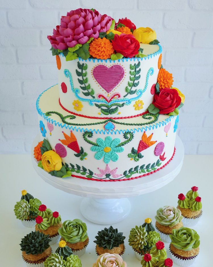 Embroidery Cakes