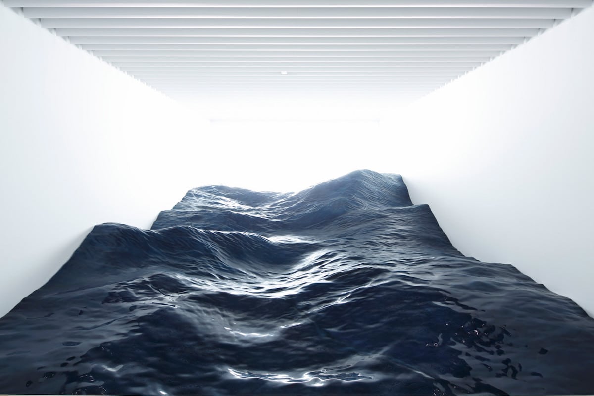 Ocean Waves Contact Installation by Mé for Mori Art Museum