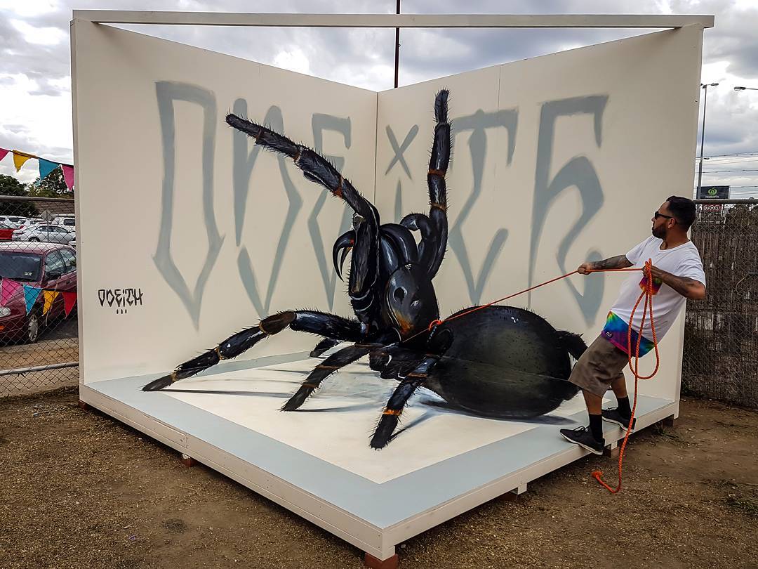 graffiti 3D por Odeith