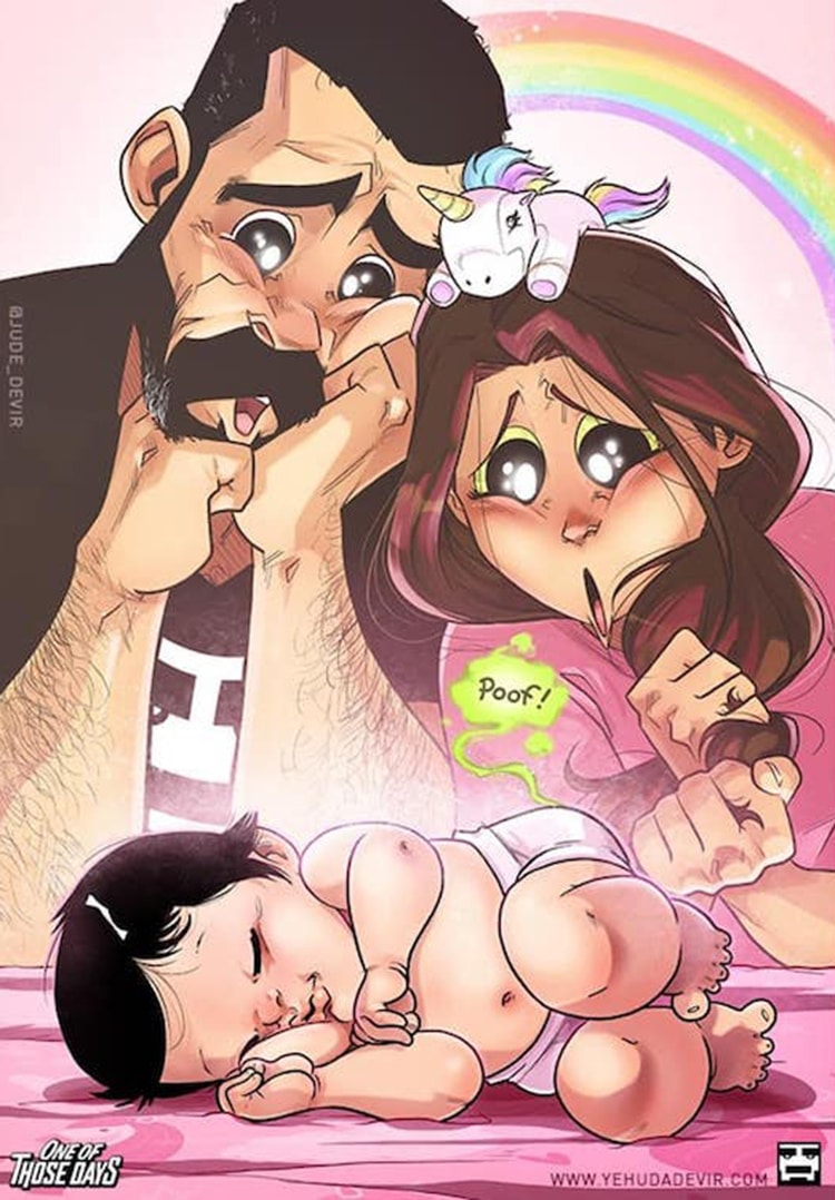 Relationship Comics Newborn Baby by Yehuda Devir