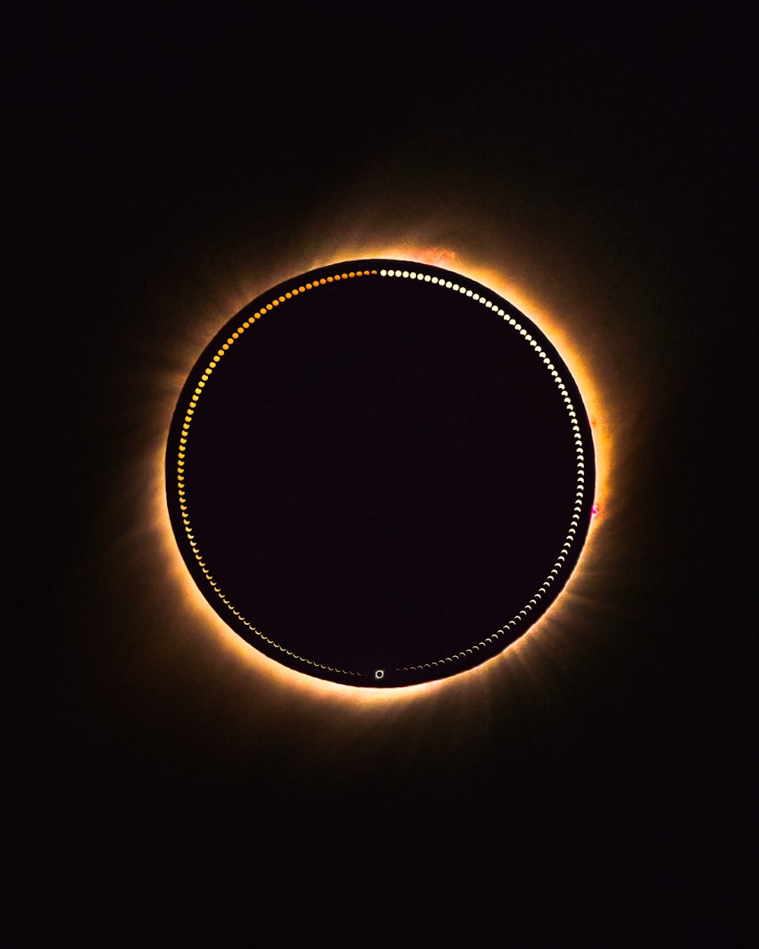 Solar Eclipse Photo Composites by Dan Marker-Moore