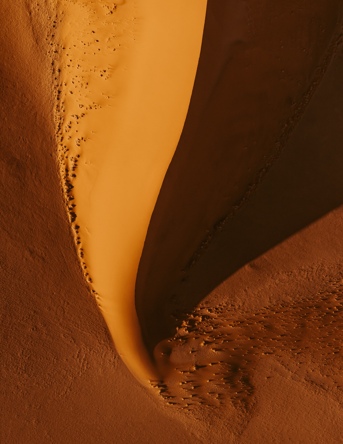 Fotos aéreas del desierto del Namib