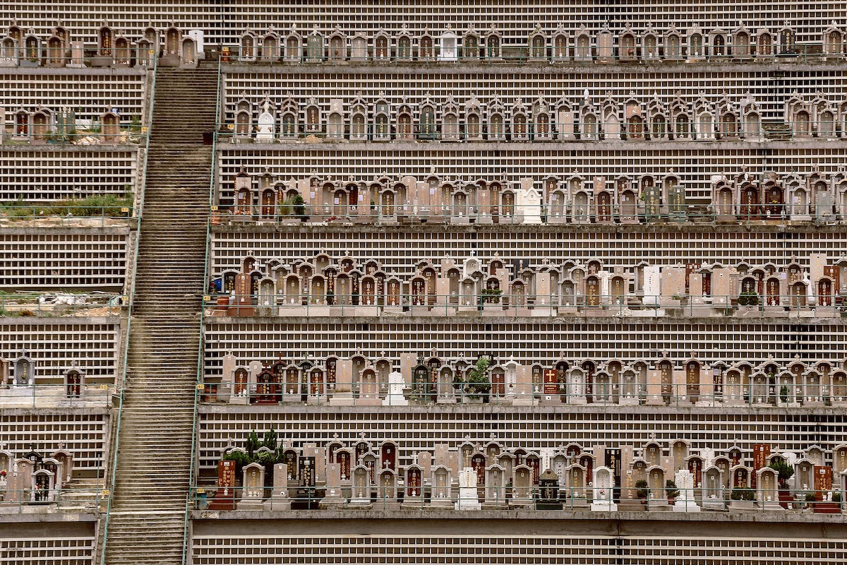 Hillside Cemetery in Hong Kong