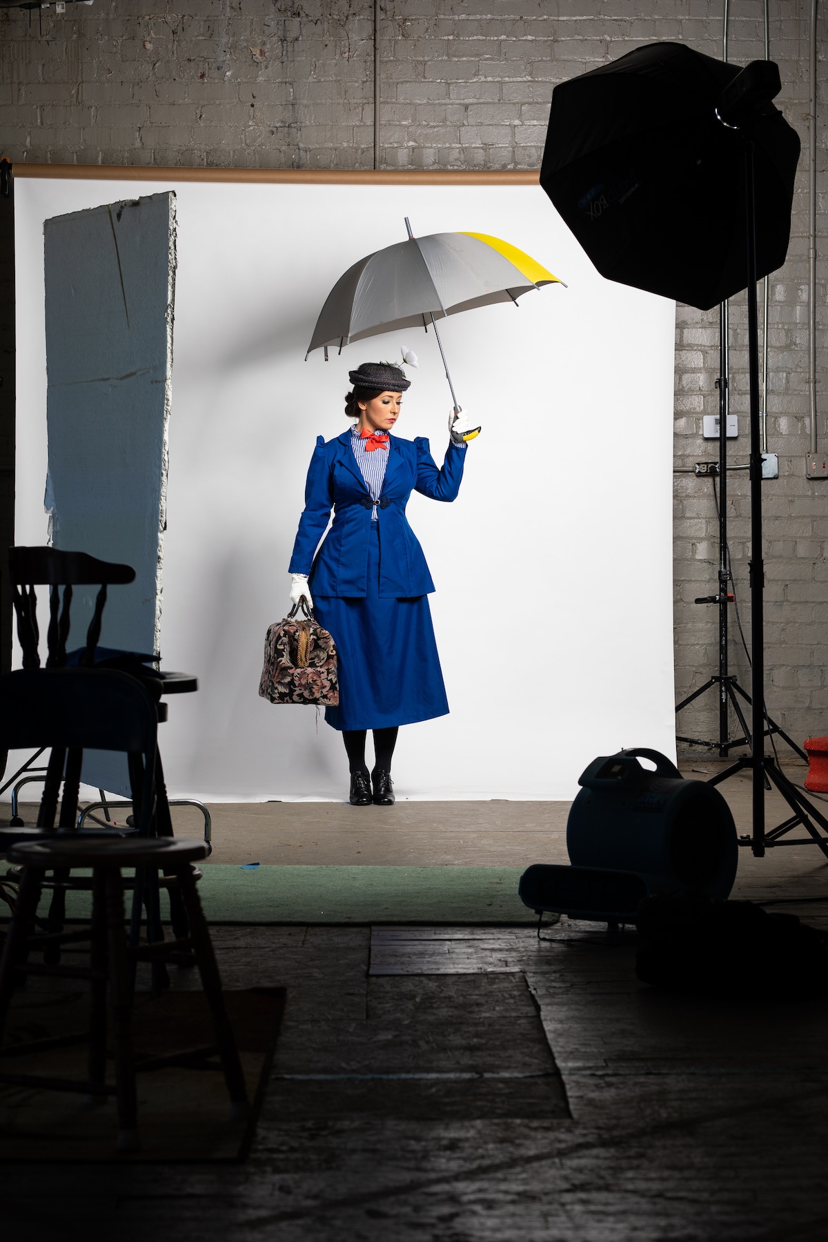 Fotografía de modelo a escala de Mary Poppins