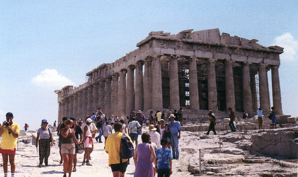 The Parthenon in Color