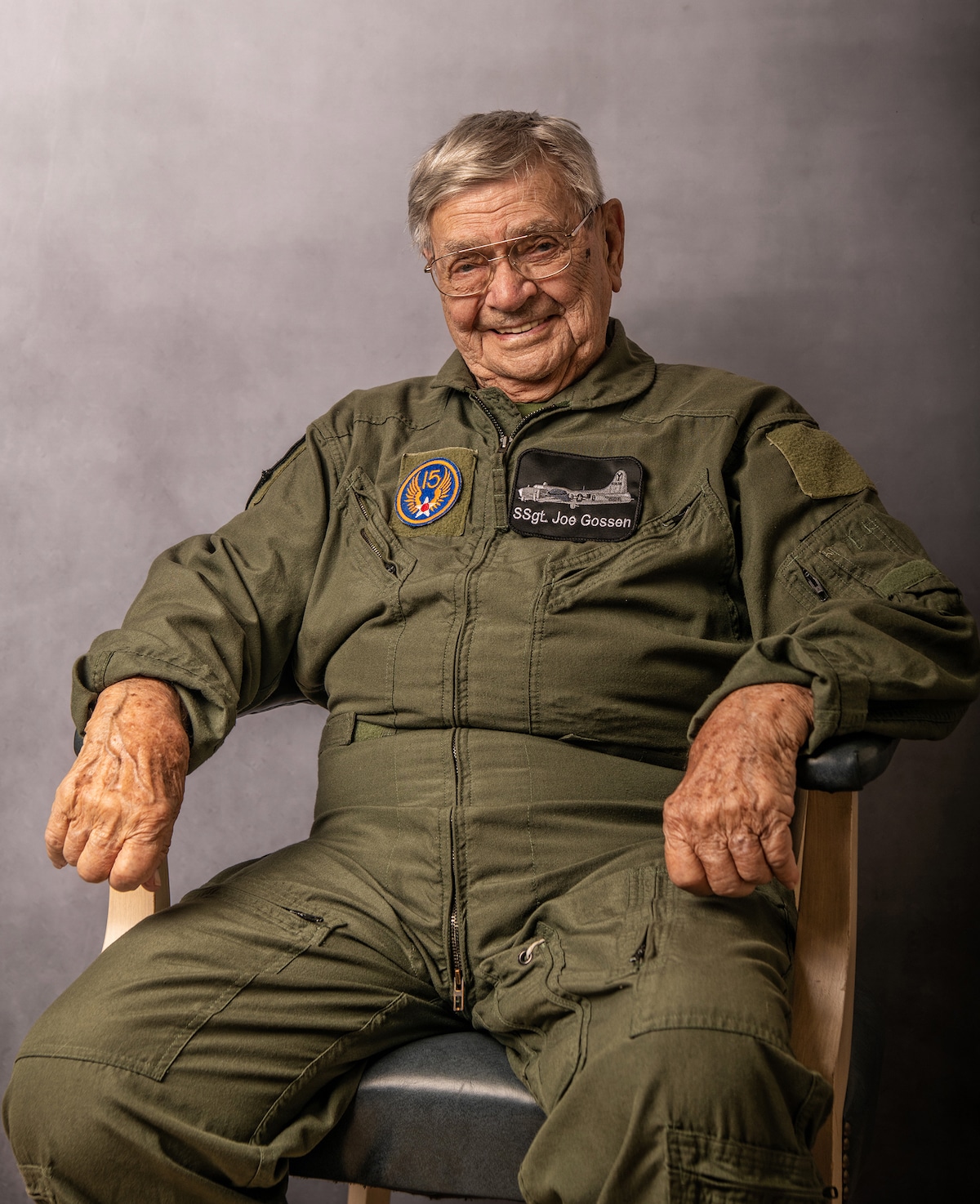 Military Veteran's Portrait by Jeffrey Rease