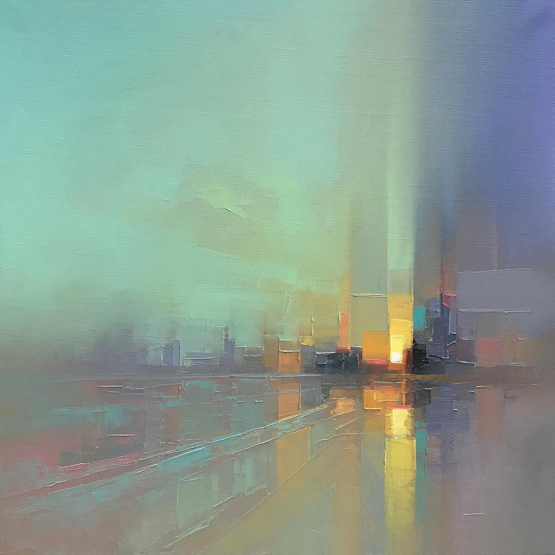 Abstract Landscape Paintings by Jason Anderson